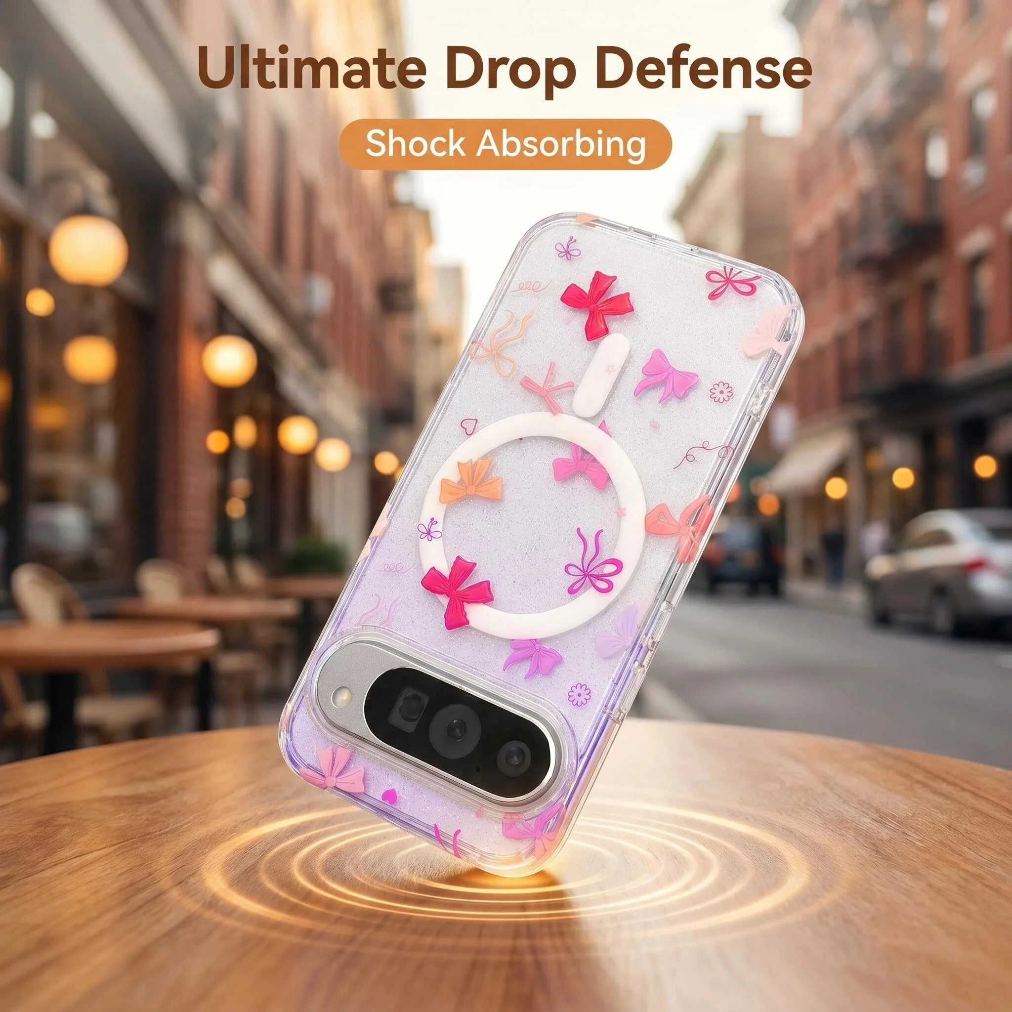 Transparent Blue Light Anti-Drop Airbag Phone Case
