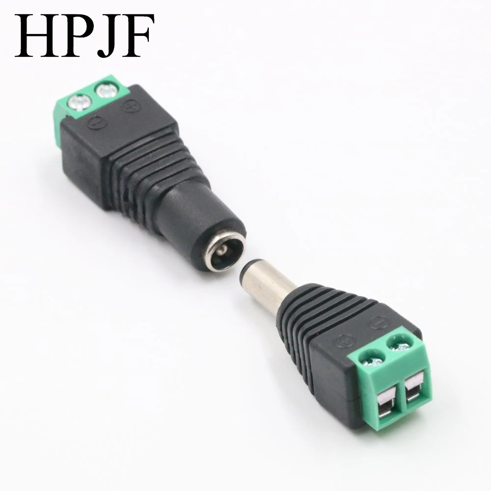 Description Picture 3 of item2/5/10Pcs 5.5 x 2.1mm 5.5 x 2.5mm DC Power Male Female Plug Jack Connector Adapter For 3528 5050 LED Strip Light Camera