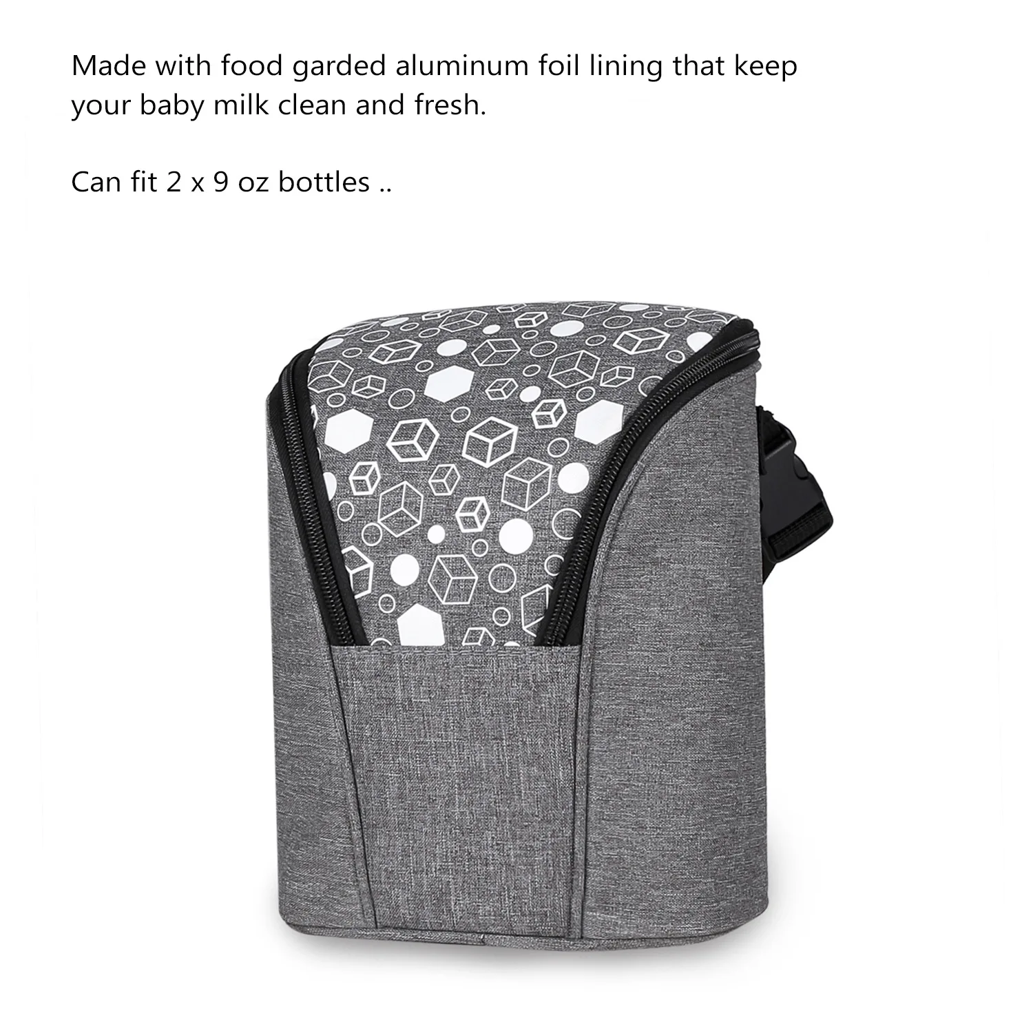 Insulated Breast Milk Bag  Large Capacity Bottle Cooler Perfect for Travel to Daycare or Bacor Back to Work for Mum 3