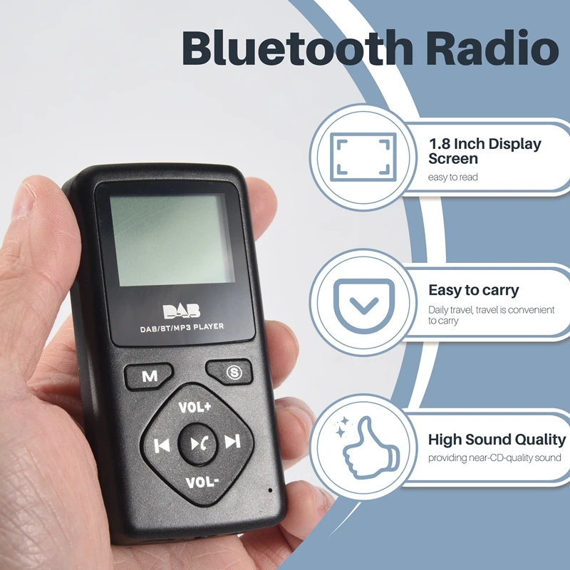 Hikity Dab/Dab Retractable Motorisé Autoradio 1 Din sans Fil Carplay