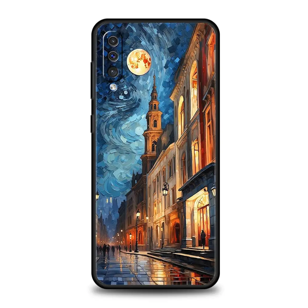 Starry Night Van Gogh Art Phone Case Cover