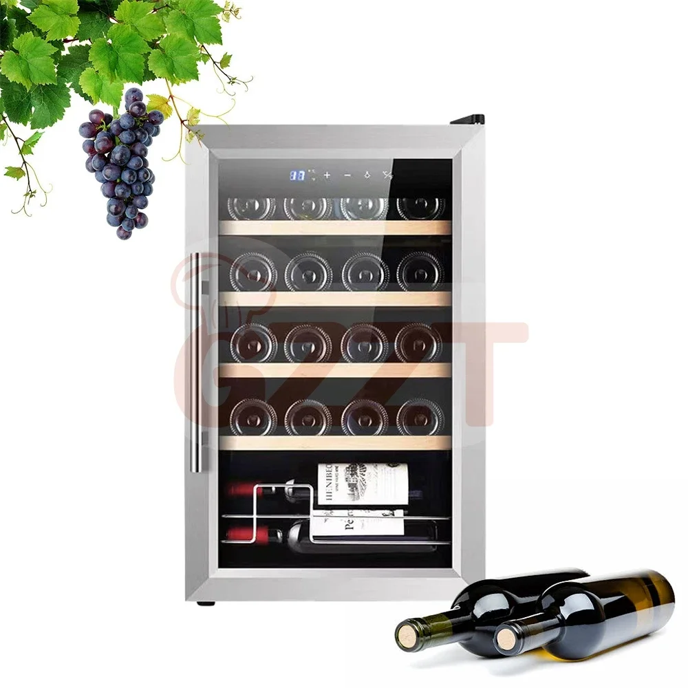 Customization Luxury Semiconductor Electric Insulated Mini Wine Chiller Cooler Digital Display Refrigerator Fridge Showcase