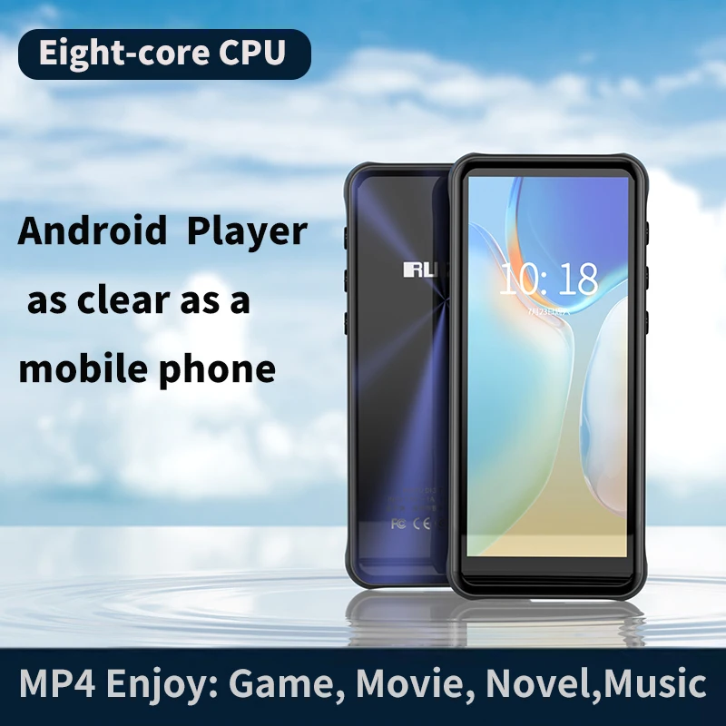 

RUIZU Z80 WiFi Android 8.1 MP4 With Bluetooth HiFi MP3 Music Player 4.0inch Full Touch Screen Can Download APP