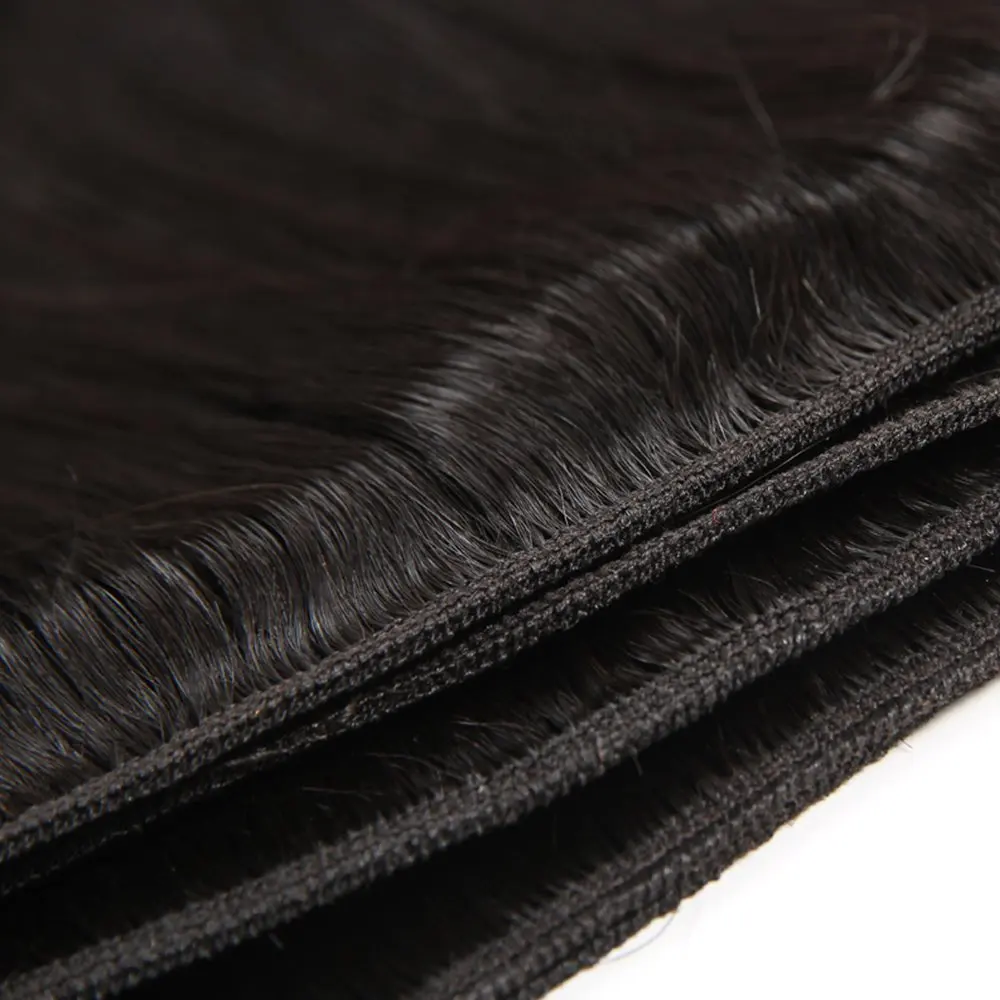 Straight Human Hair Bundles 20 22 Inches 100% Virgin Human Hair Bundles Hair Extensions Weave Hair Human Bundles Natural Black