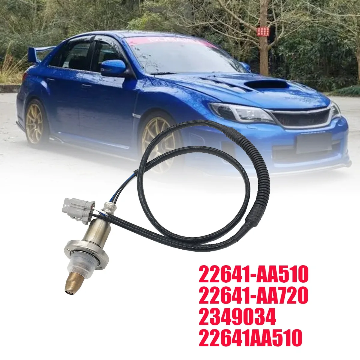 스바루 임프레자 WRX STi 2.5L 2008-2014 용 업스트림 O2 산소 센서, 22641-AA510, 22641-AA720 2349034 22641AA510