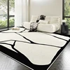 Large Area Living Room Decoration Soft Carpet Minimalist Rugs for Bedroom Home Luxury Floor Mat Washable Non-slip Cloakroom Rug 1