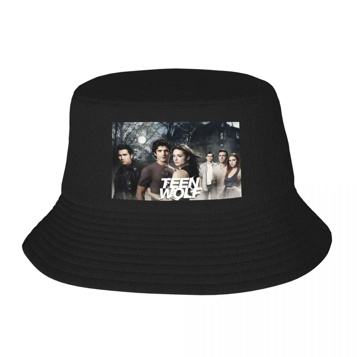 

Teen Wolf Bucket Hats Fisherman Cap Street Fishing Hat Bob Reversible Panama Hat Outdoor Sunbonnet Beach Cap Mom Pattern