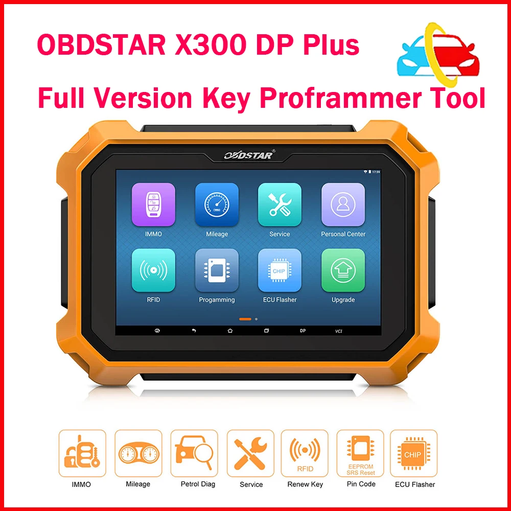 

OBDSTAR X300 DP Plus Full Version Support 2021 new G- M system bypass pin code with a network Connection FCA 12 8 Universal Adap