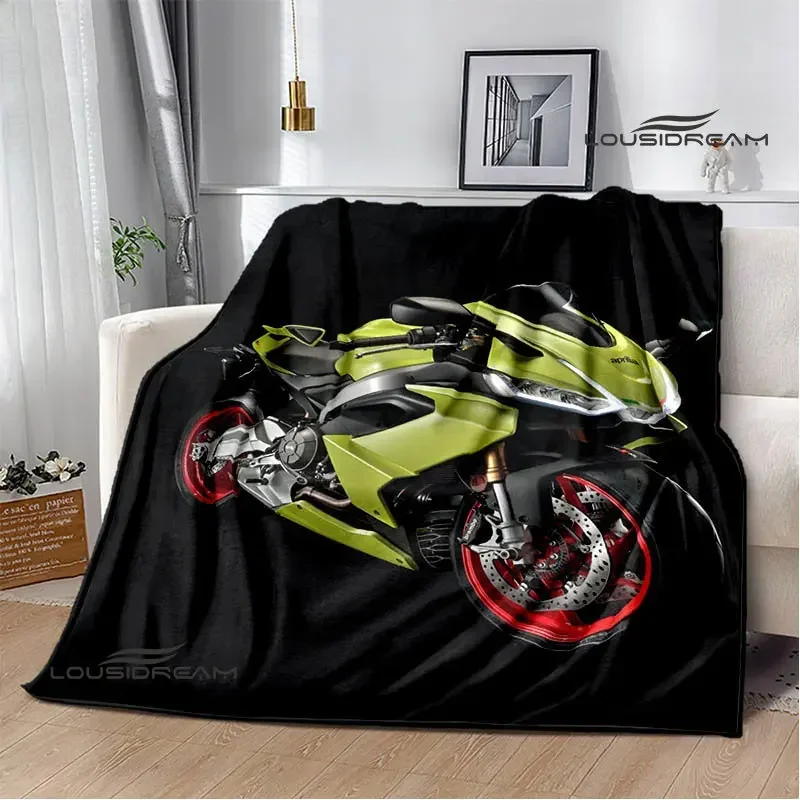Aprilia Motorcycle Logo Printed Blankets Fashion Warm Blanket Soft And Comfortable Blanket Home Travel Blankets Birthday Gift 6