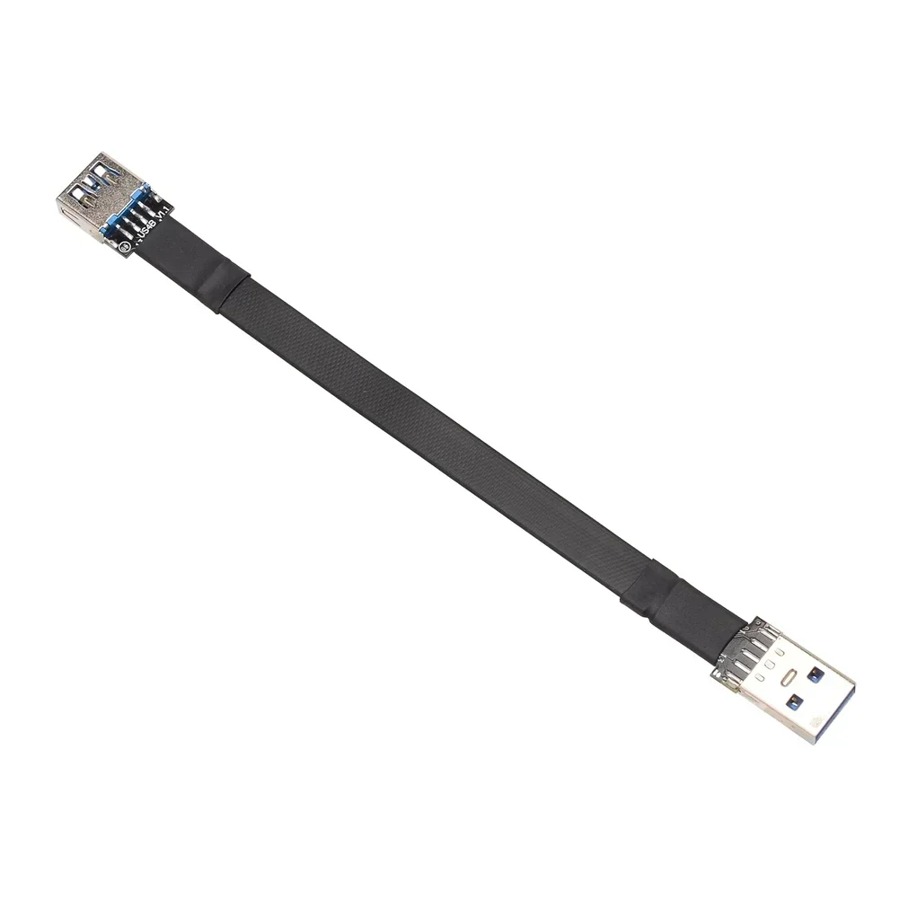 3-300cm USB 3.0 케이블 플랫 USB 연장 케이블 남성 여성 데이터 케이블 더블 앵글 USB3.0 연장 코드 PC TV USB 연장용