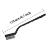 10pcs Wire Brushes Set Stainless Steel Copper Wire Brush Cleaning Brushes Rust Metal Remover For Industrial Devices Polishing 6