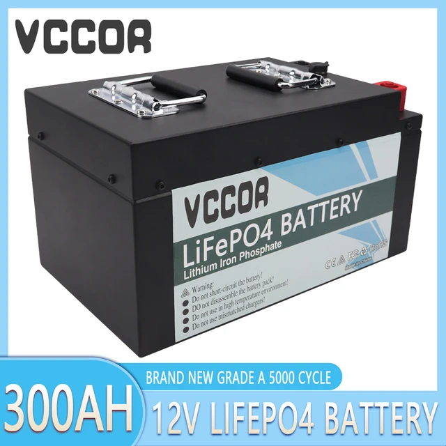 12V LiFePO4 Cells 300Ah 400Ah Built-in BMS Lithium Iron Phosphate Battery  Pack For Outdoor Camping Golf Cart Solar With Charger - AliExpress