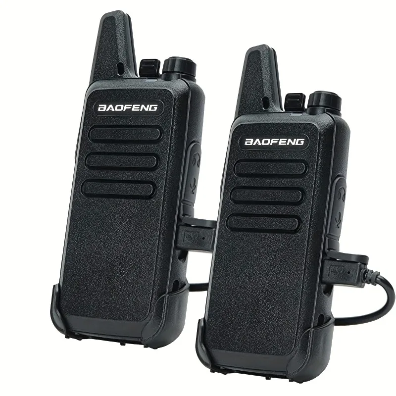   Baofeng BF-T20 장거리 USB 충전식 워키토키, 가족, 어린이, 성인 학교 및 식당 통신, 2 개 