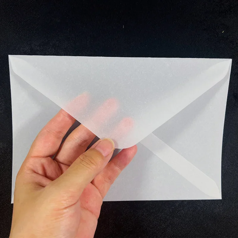 Blank Translucent Envelope for Invitations, Postcards, European Gifts Box, Message Card Envelopes, Wedding Business Letters