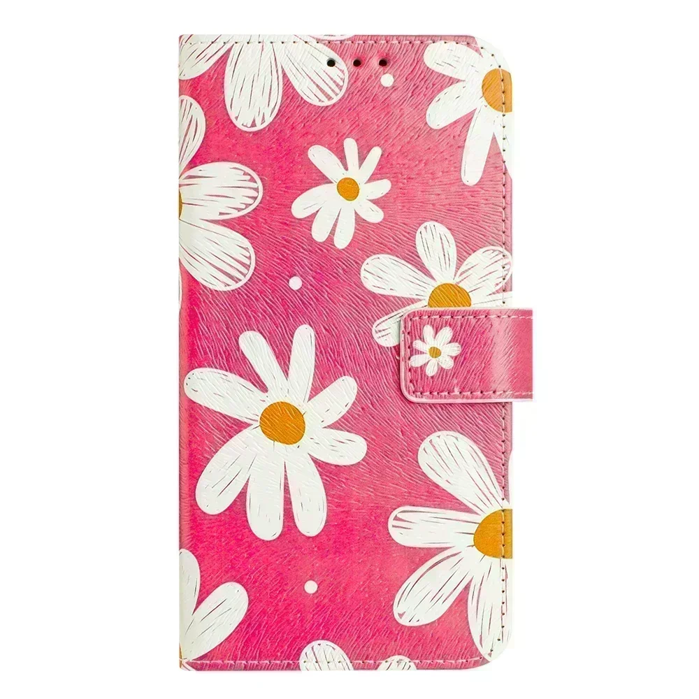 Leather Flip Wallet Phone Case with Card Slot Holder - Elegant Design and Durable Back Cover