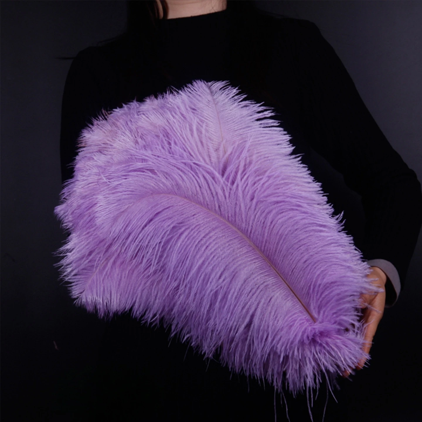JUSHIW Piume di Struzzo Naturali Multicolori sfuse per Decorazioni Artigianali di Carnevale Piume centrotavola per Feste di matrimonio-30 Rosa scuro-30-35 cm 12-14 Pollici