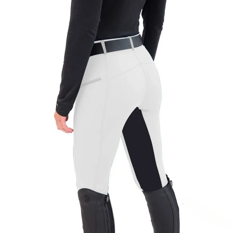 Women's leggings Elastic pants Fashion casual zipper leggings equestrian pants Horse Riding 4