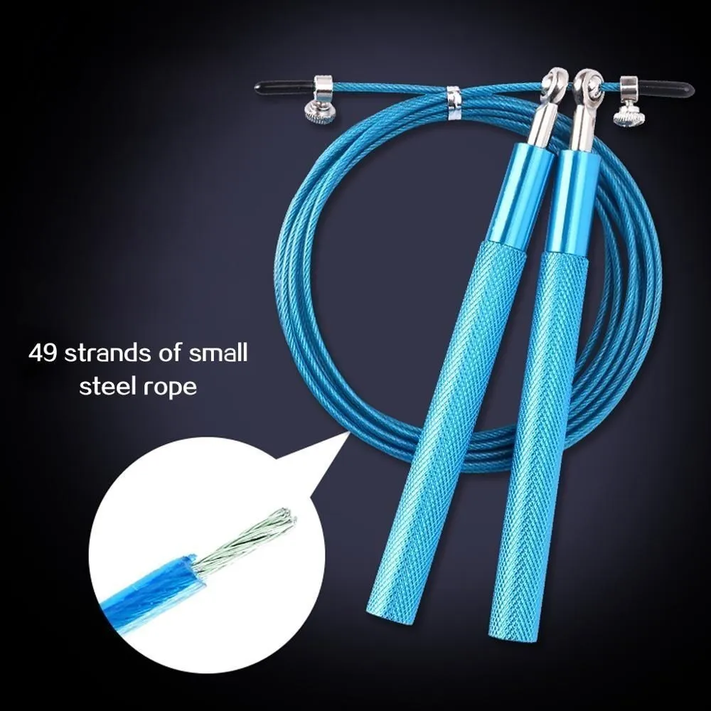WOSWEIR Crossfit Jump Rope Professional Speed Bearing Skipping Fitness Workout Training Equipement MMA Boxing Home Exercise