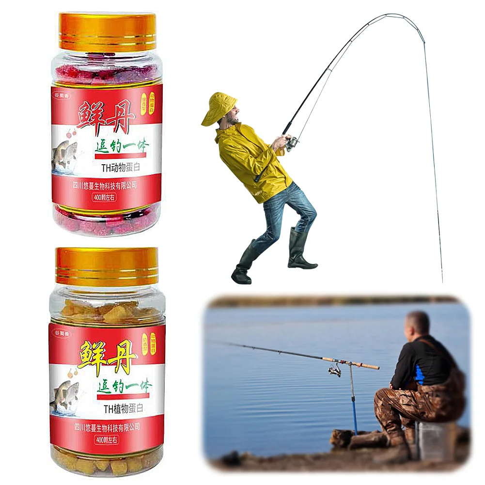 Bait Pellets Hanging Bait Freshwater Crucian Carp Grass Fish Bream Bait for Bass Trout Fishing Accessories
