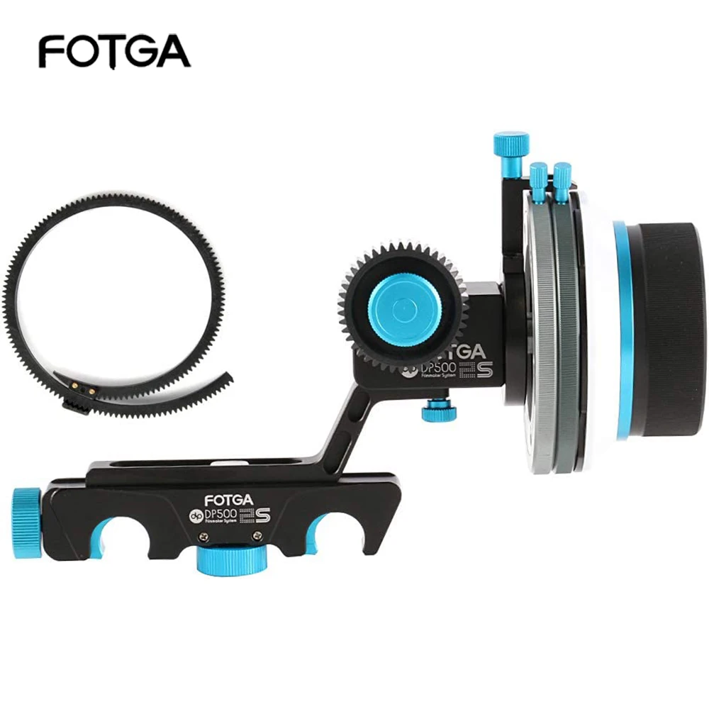 Fotga Qr Dp500Iis Damper Follow Focus Per Dslr Hdslr Hdv 5Dii Iii 7D Gh5 Gh6 A7 A7R A7Rs Rosso Bmcc C100 Fs700 A7S Per Fotocamera Dslr