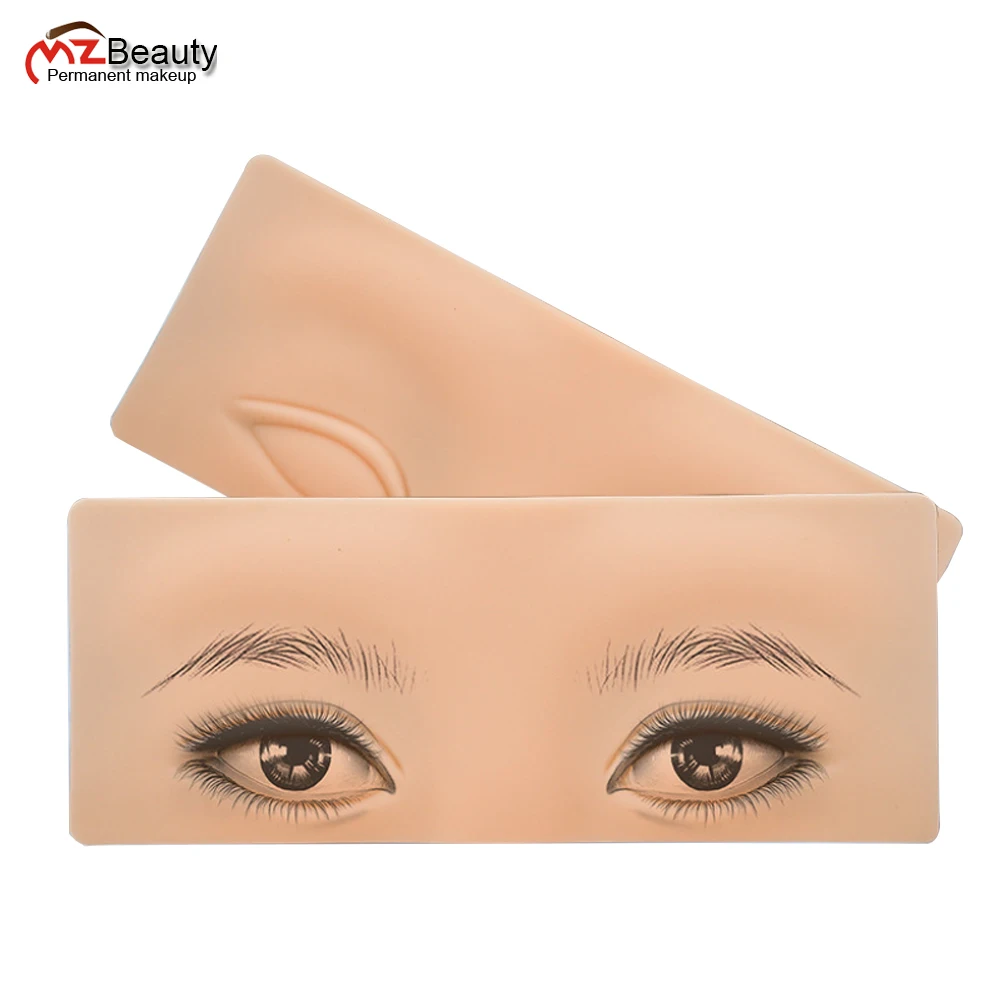 Reusable 3D Cosmetic Makeup Practice Mask Board Pad Skin Eye Eyebrow