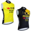 2025 UAE Team Cycling Jersey Yellow JUMBO Bike Vest Windbreaker Men Women Ropa Ciclismo Pro Bicycle Tshirt Maillot Clothing 1