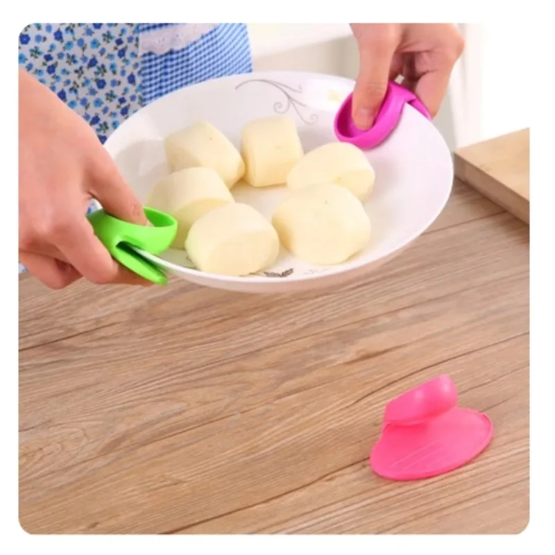 1PC Thick Silicone Oven Gloves Heat Resistant Anti-Scald Gloves for Cooking Pinch Grips Pot Holder Silicone Kitchen Accessories silicone oven mitts kitchen gloves silicone oven gloves