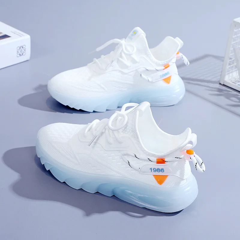 Fashion Women Leisure Sneakers Outdoor Mesh Soft Bottom Sport Shoes Solid Slip on Breathable Shoes Sneakers Women Zapatos Mujer