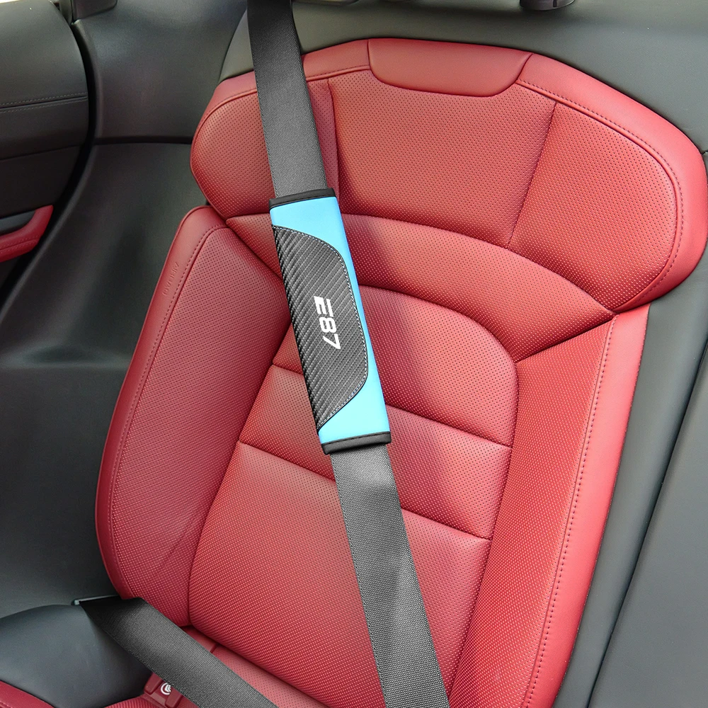 자동차 시트 벨트 어깨 패드 보호 커버, BMW E46 E90 E87 E60 E36 E92 E39 E61 E30 E91 E34 E93 E70 E53 E83 E28 E62, 2 개