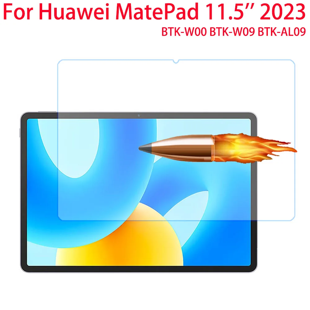 Protetor de Tela de Vidro Temperado para Huawei Matepad Tablet Película Protetora 11.5 Polegadas 2023 Btk-w00 Btk-w09 Btk-al09
