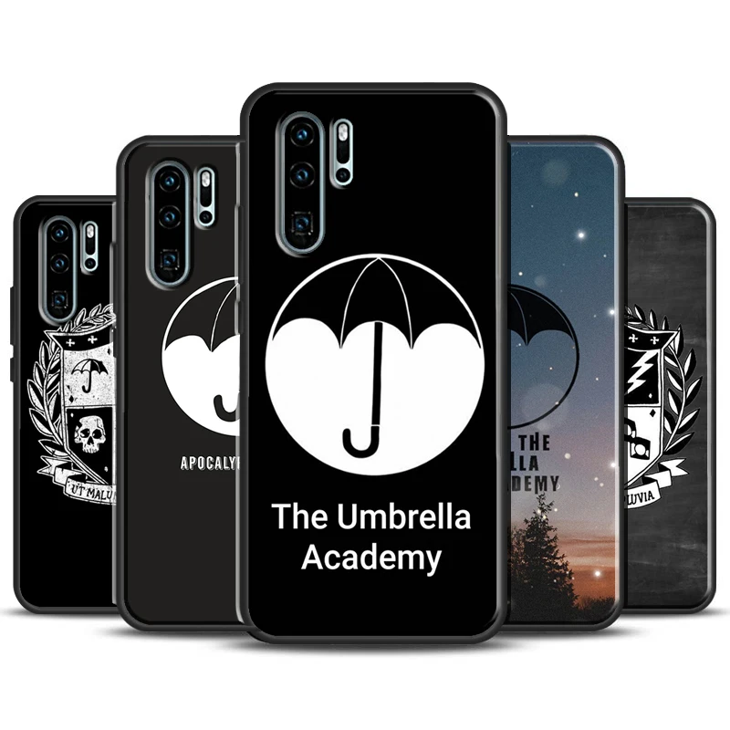 Umbrella Academy Logo Case For Huawei P20 P30 P40 Pro Nova 5T 9 P Smart Z 2021 Coque For Honor 50 Lite 10I 9X