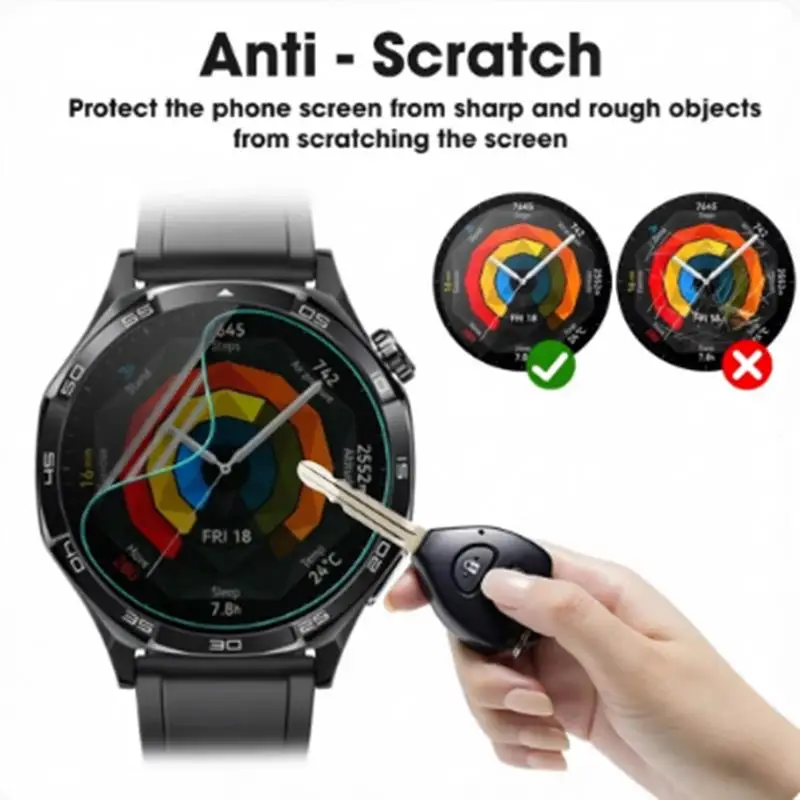 화웨이 시계 GT4 3 2 46MM GT5 Pro GT6 Pro 화면 보호기 시계 4 5 42mm용 5Pcs 개인 정보 보호 하이드로겔 필름