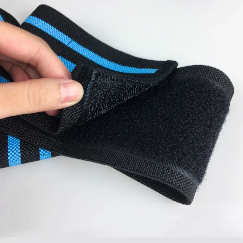 1pcs Men Fitness Weight Lifting Knee Wraps Sports Knee Bandages Squats Training Equipment Accessories for Gym 180*8CM