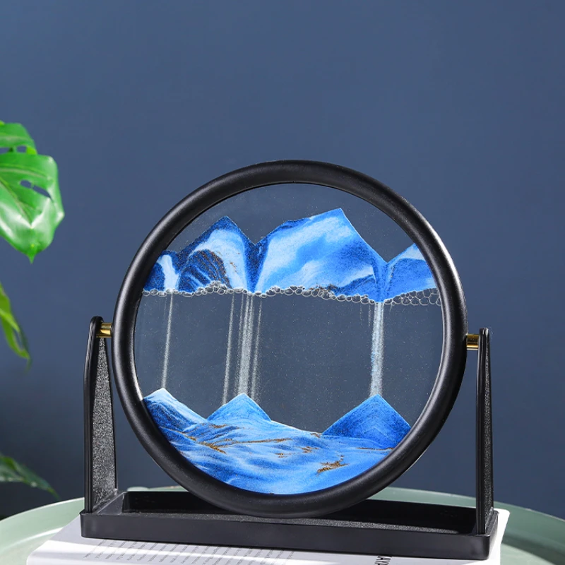 

Painting Light Luxury Living Room Office Desk Surface Panel Hourglass Decoration Wine Cabinet Decoration