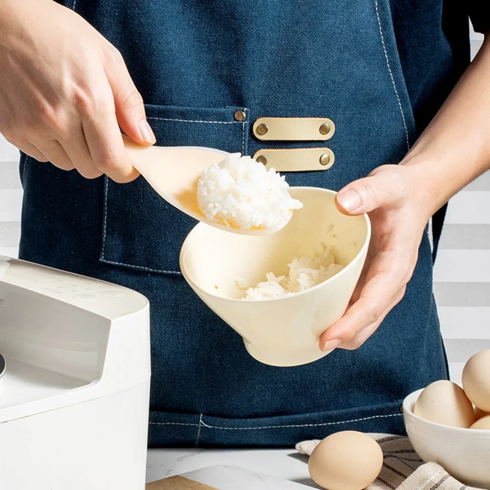 Silicone Cooking Spoon 1Pcs Silicone Non-stick Anti-scalding Pot Rice High-temperature-resistant Durable Kitchen Gadgets