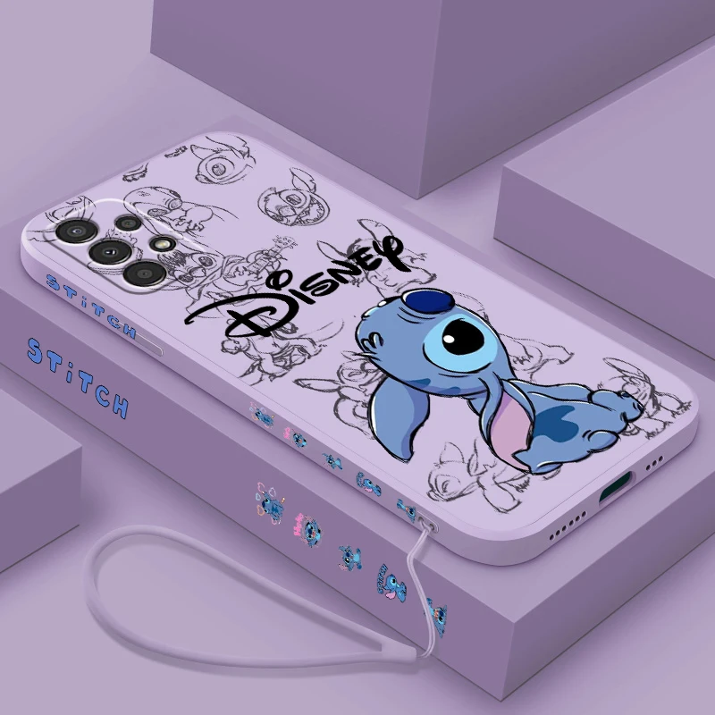 Чехол для телефона Lilo & Stitch Disney для Samsung A72 A54 A53 A52 A42 A34 A32 A25 A24 A23 A22 A15 A14 A13 A12
