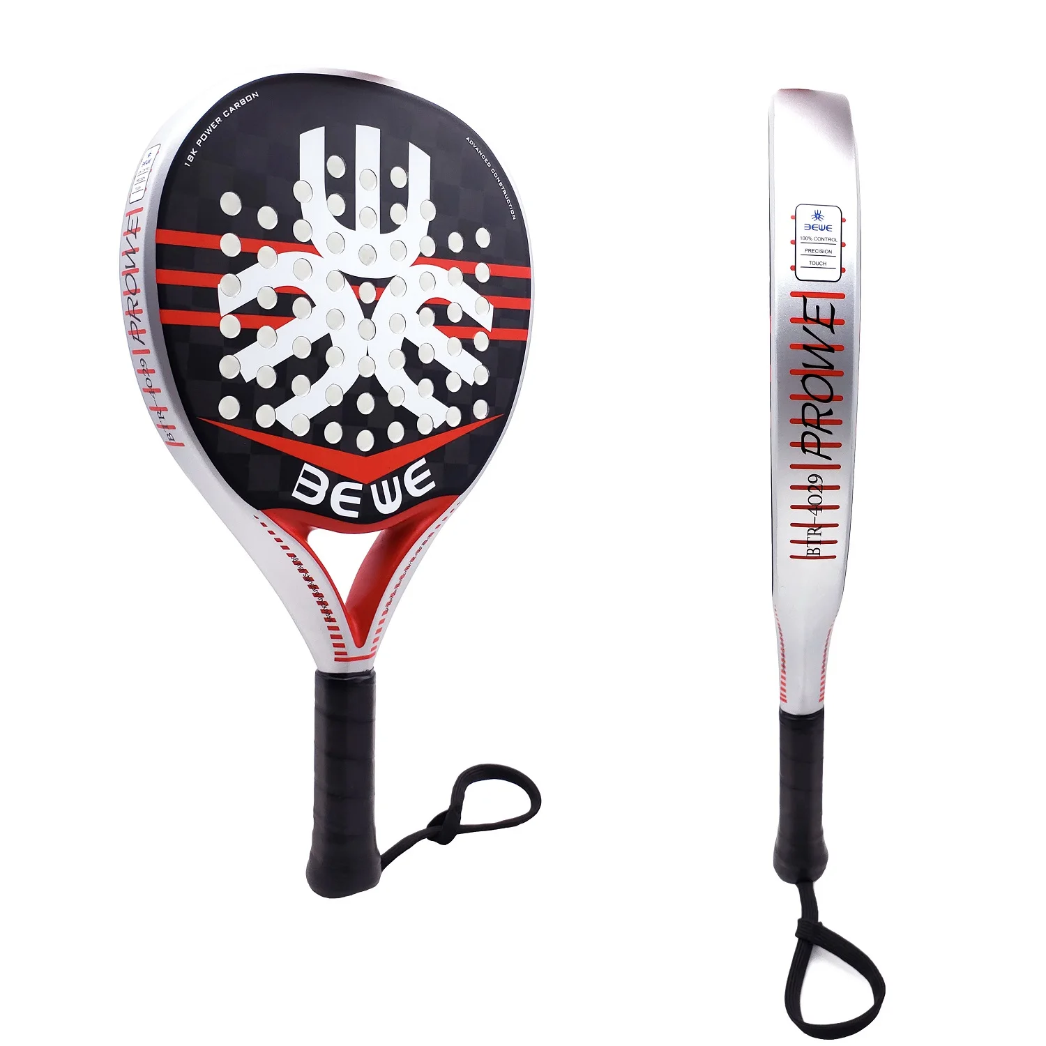 BEWE 18K Carbon BTR-4029 PROWE Padel Racket