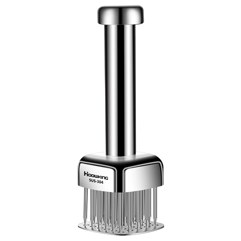 304 Stainless steel meat hammer needle steak tender needle pork chop loose meat hammer stainless steel hole piercer meat tenderizer meat hammer