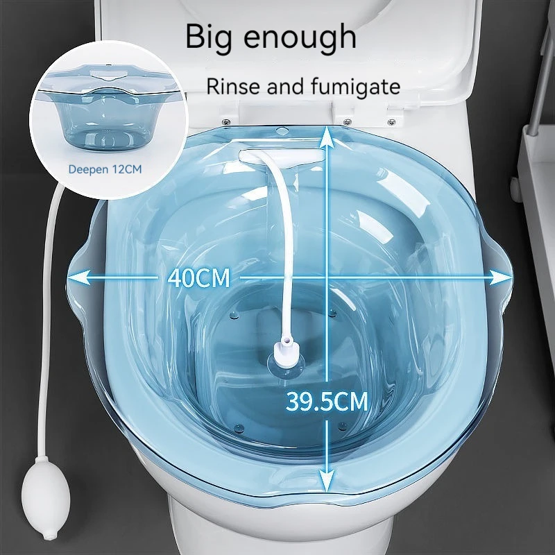 Home Toilet Bidet Female Private Parts Special Washing Buttocks Free Squatting Basin Pregnant Women Maternity Confinement Basin
