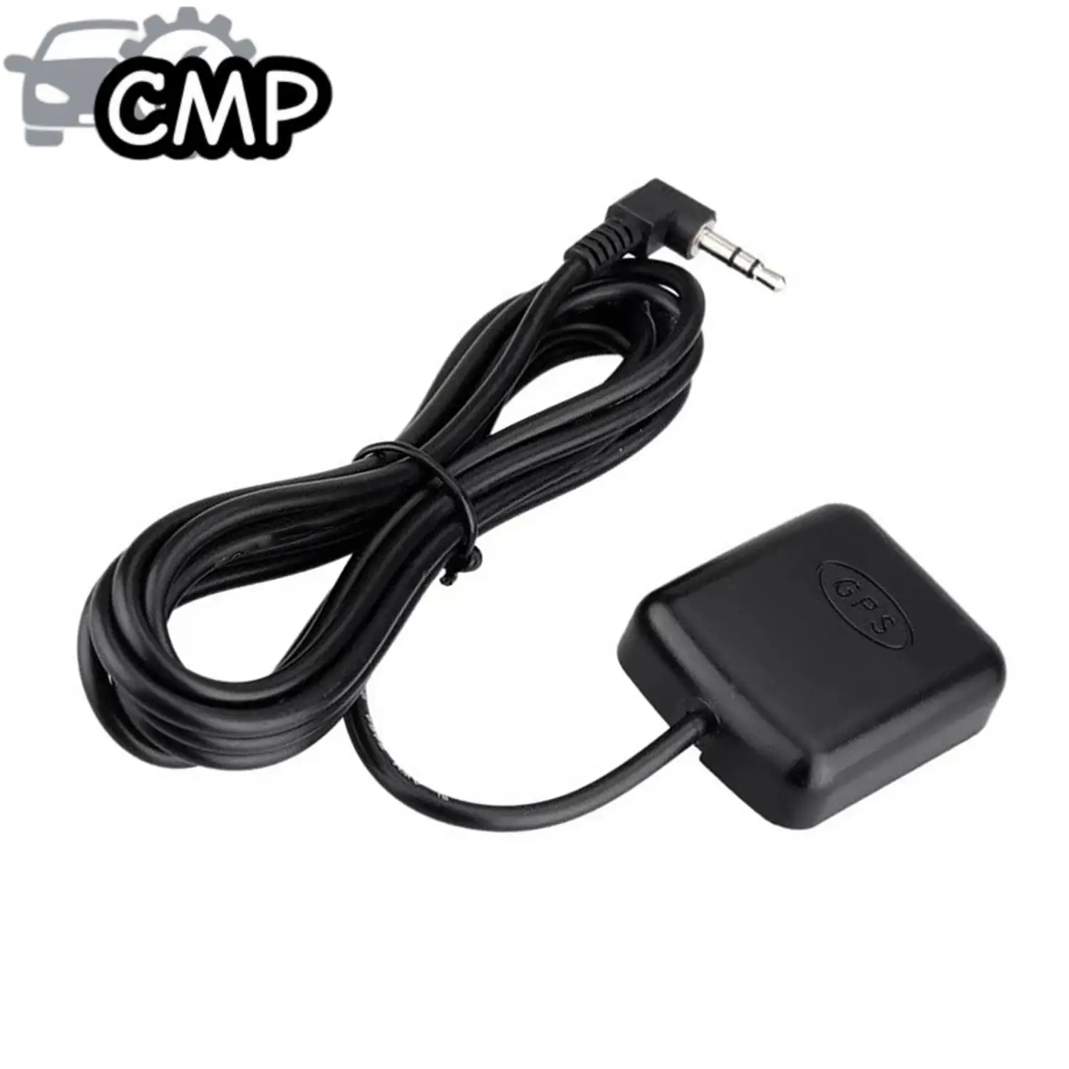 1개 3.5mm 차량용 팔꿈치형 외부 GPS 안테나, 자동차 트럭 SUV 대시캠, 차량용 전자 장비 액세서리에 적합