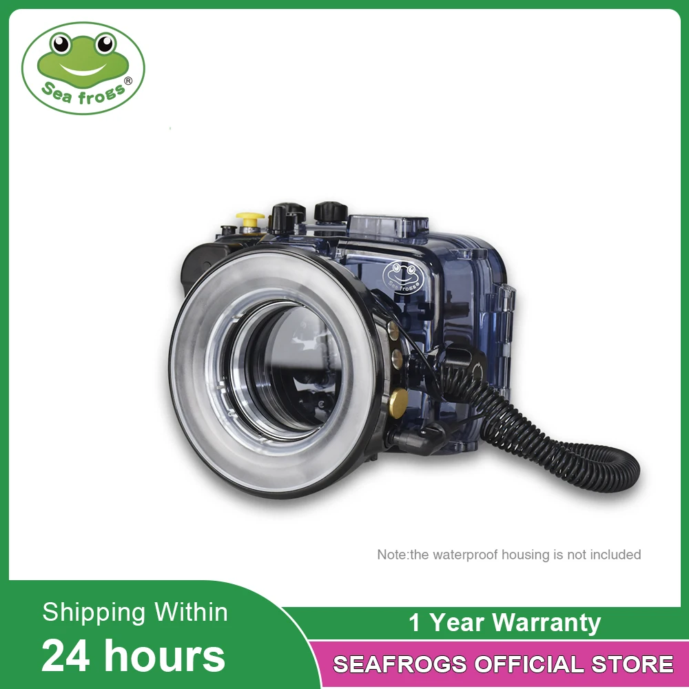 Underwater Flash Light With 67mm threaded 1200LM Ring Light with USB Charge Macro lamp For Sony Olympus TG5/TG4/TG6 portable flashlight