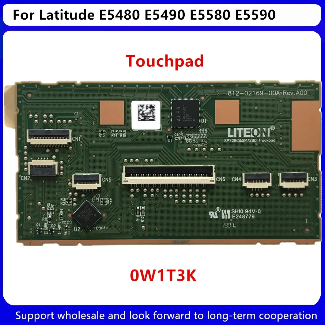 New For Dell Latitude E5480 E5490 E5580 E5590 5591 5400 5401 Precision 3530 Touchpad Mousepad 0W1T3K W1T3K