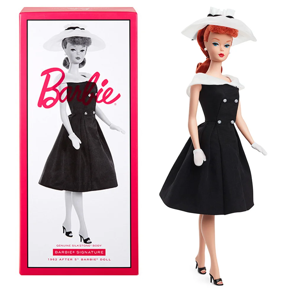 

Barbie 1962 HBY14 Classic Collection Doll Fashion Red Hair Collectors Movable Dolls Collection Toys Children Birthday Gifts