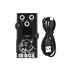Enhanced Guitar IR Box Effects Pedal with Impulse Response Cabinets and Dual Output Ports (IR BOX)