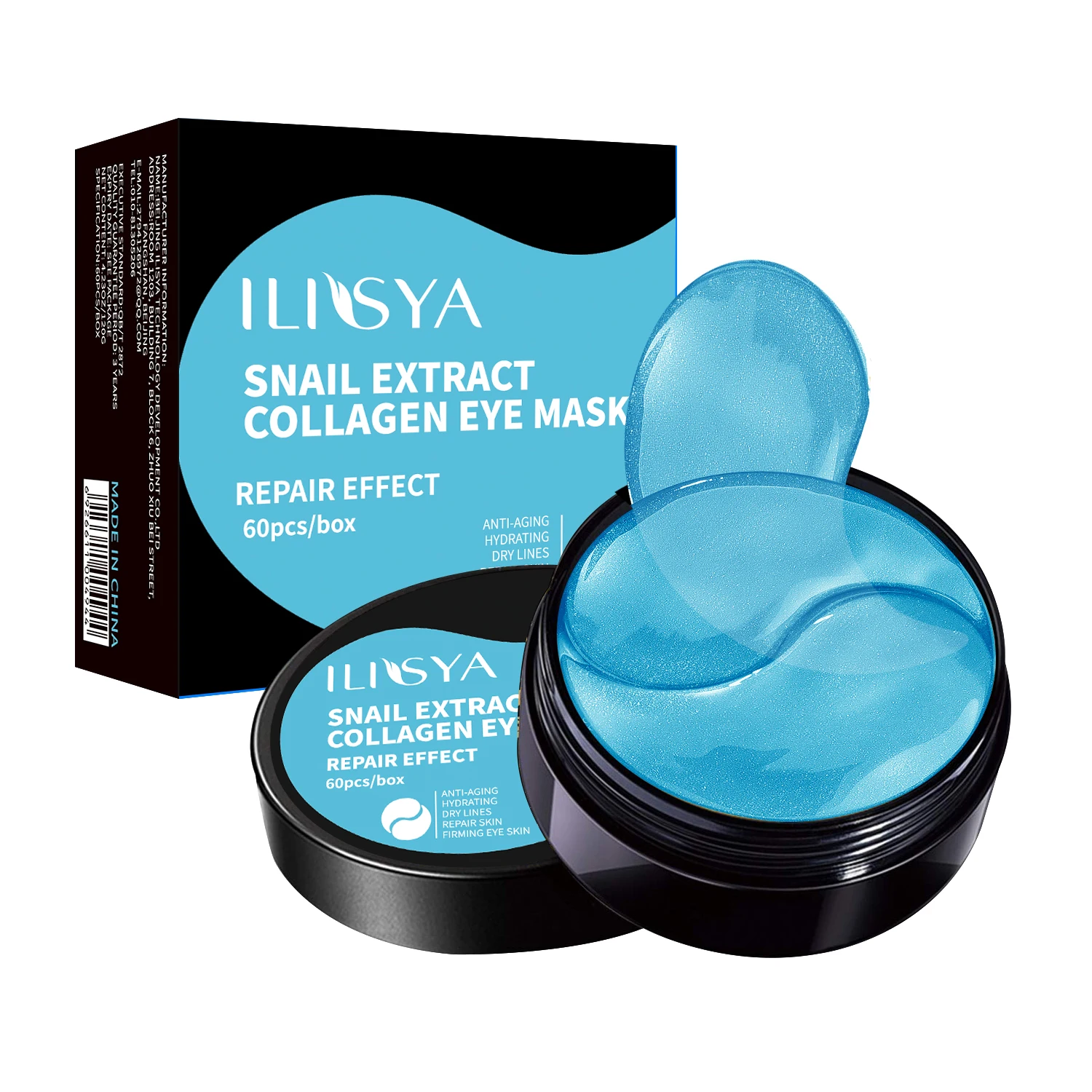 Ilisya Snail stock solution Eye Mask Gel Remove Dark Circles Anti
