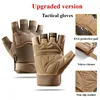1 Pair Paratrooper Half Finger Tactical Gloves for Men Special Forces Fans Outdoor Sports Cycling & Mountaineering 1