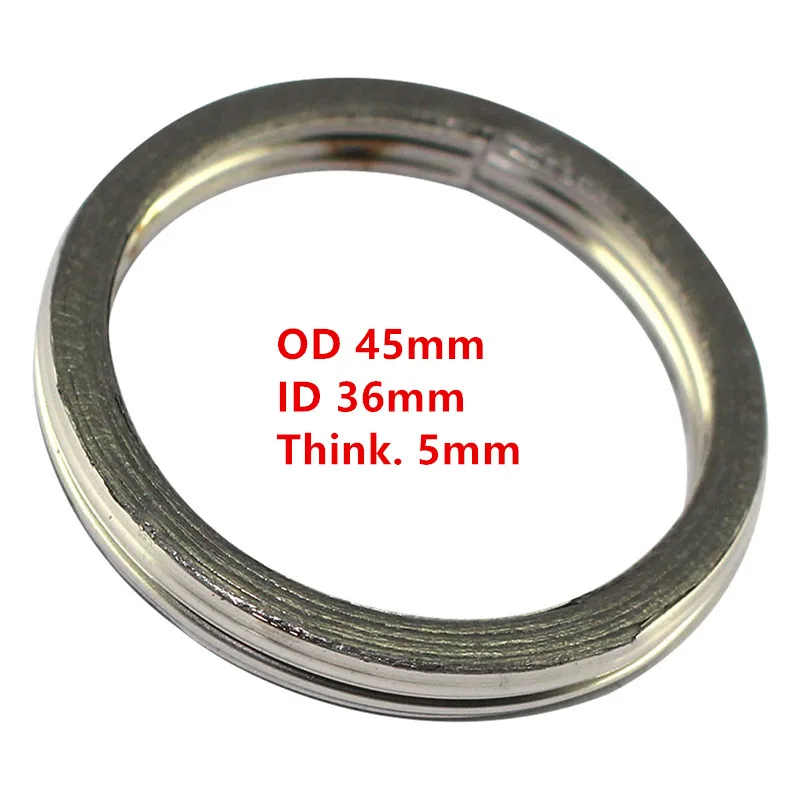 Caltric Exhaust Pipe Gasket - Compatible With Honda CBR300R, CRF250L, Rebel 300, Africa Twin & More (Replaces 18291-MEB-670) - View #9