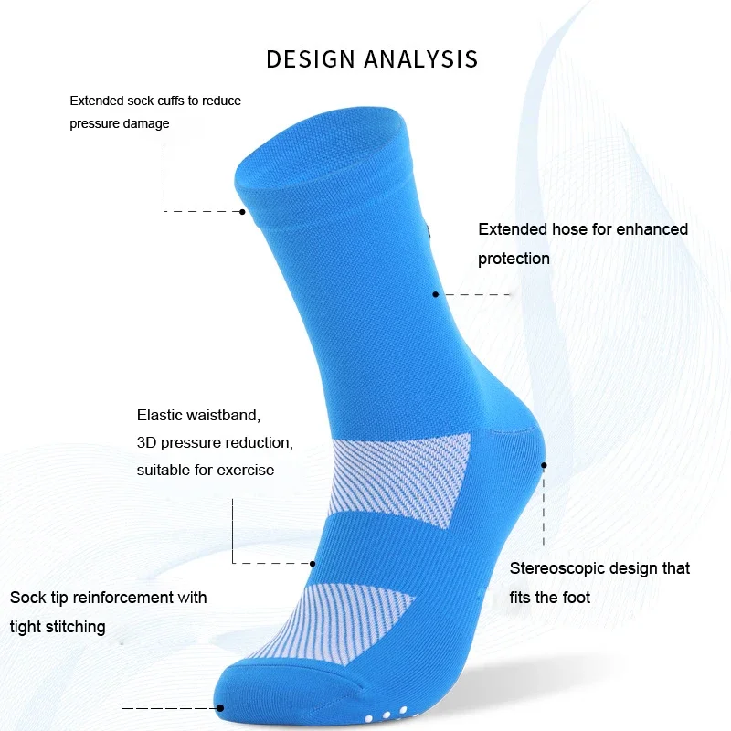 6Pair Funny Men Cotton Sock Middle Tube Non-Slip Breathable Outdoor Sweat Absorbent Socks Eye Pattern Women Cycling Socks