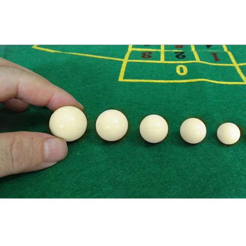 Pack of 3, 12/15/18/20/22mm American Roulette Ball Casino Roulette Game Replacement Ball Resin