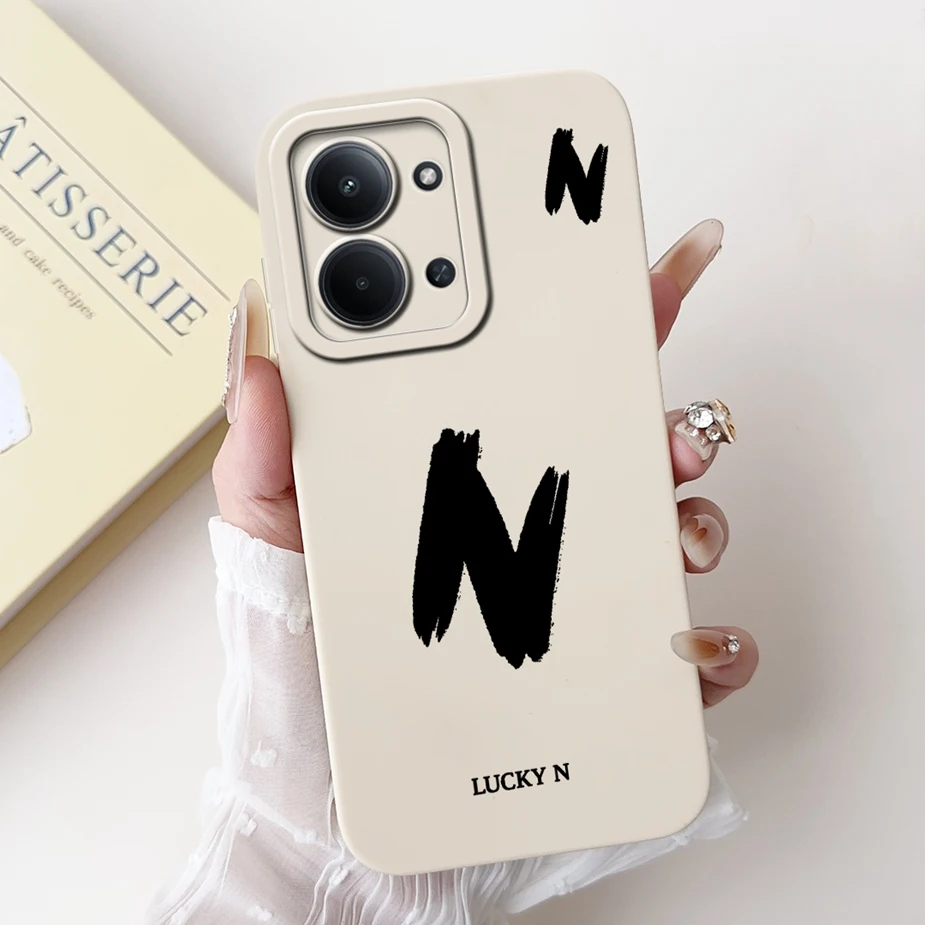 Cute Lucky Letters Shockproof Phone Case, Soft s Cover